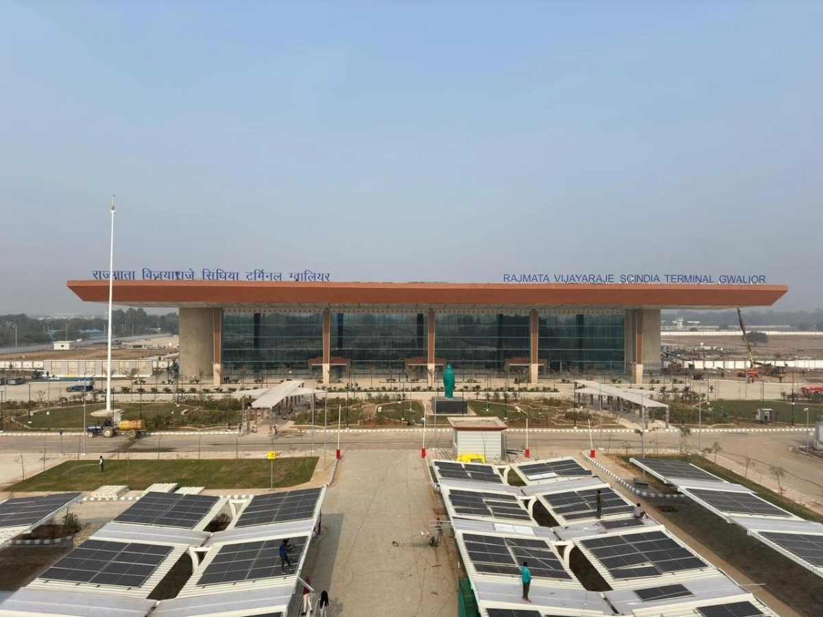 Airport Authority built New terminal at Gwalior Airport; costs Rs 500 crores