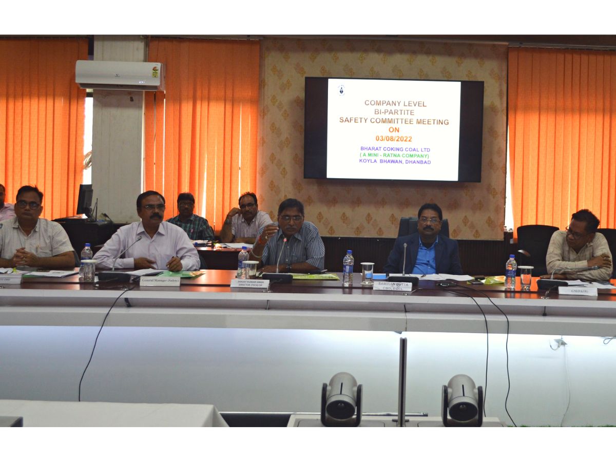 BCCL Chairman chaired Company level Bilateral Safety Committee meet