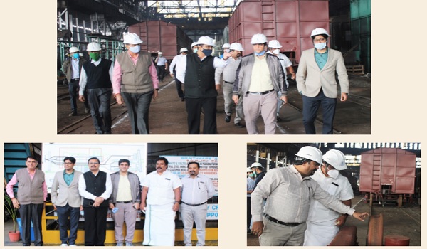 BCL's Board members inspected under-construction products at Clive workshop