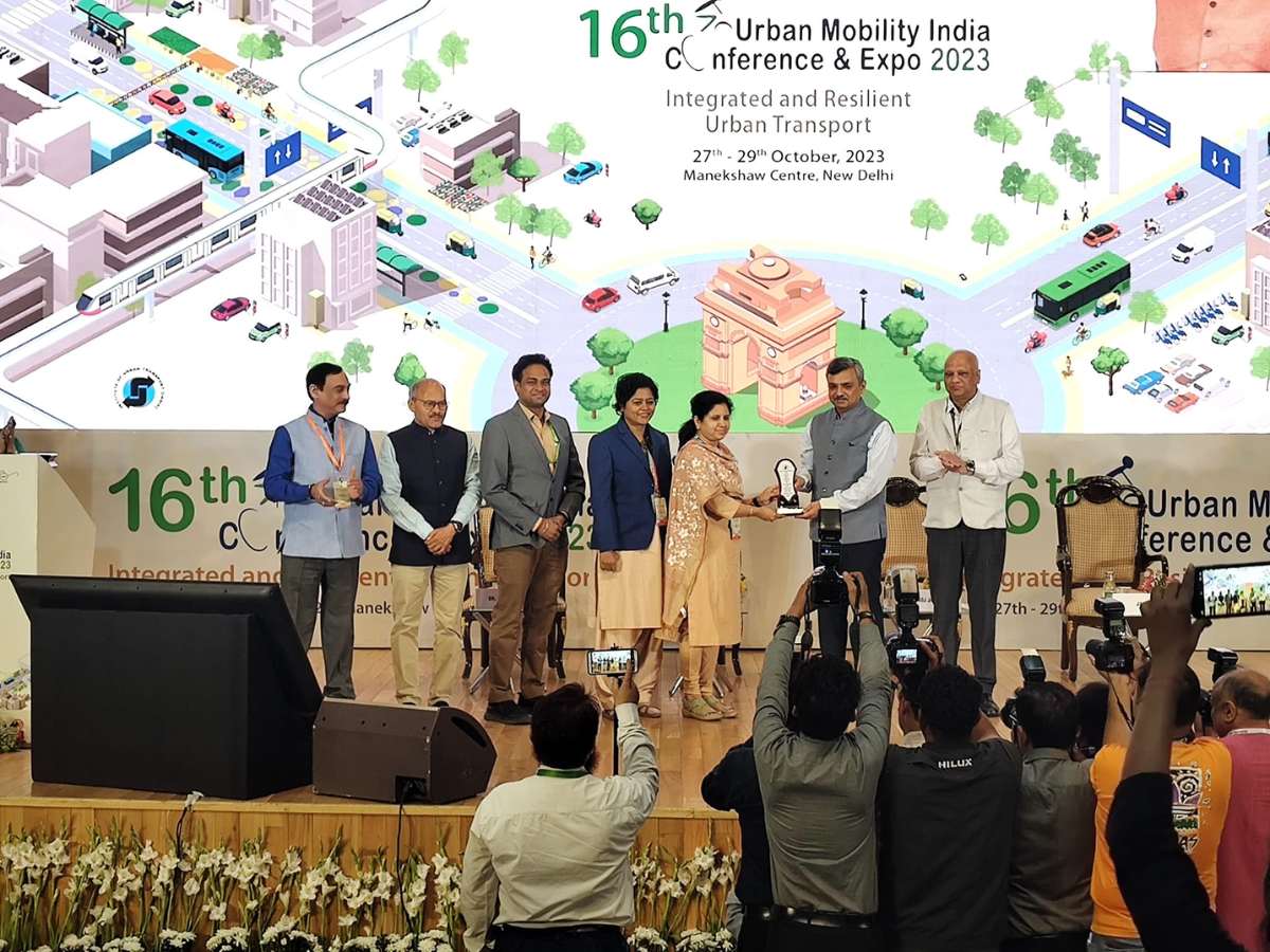 BEL awarded 'Best Exhibitor' at 16th Urban Mobility India Conference & Expo 2023