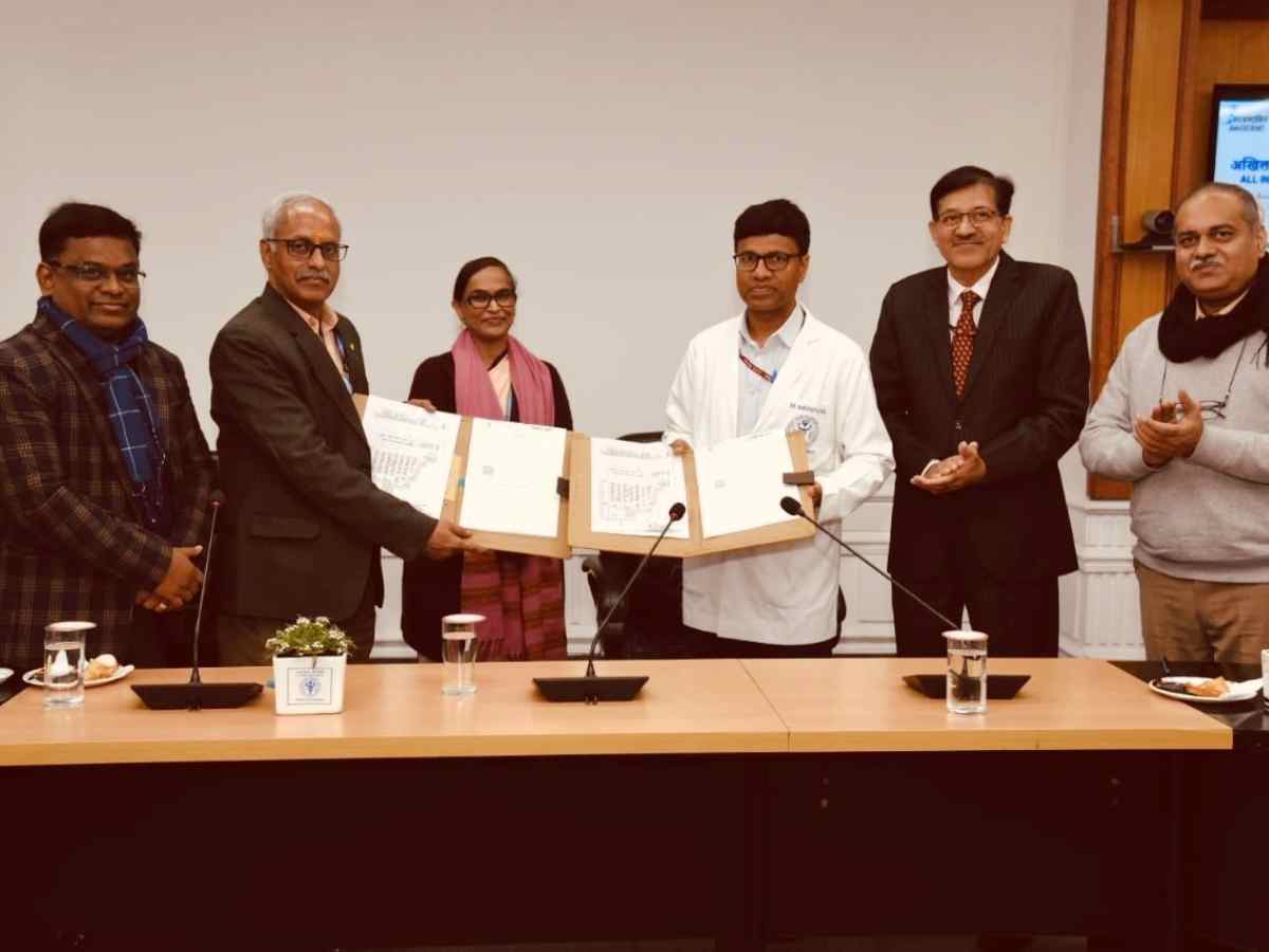 BEL signs MoU with AIIMS New Delhi for Patients Waiting Lounge, under CSR