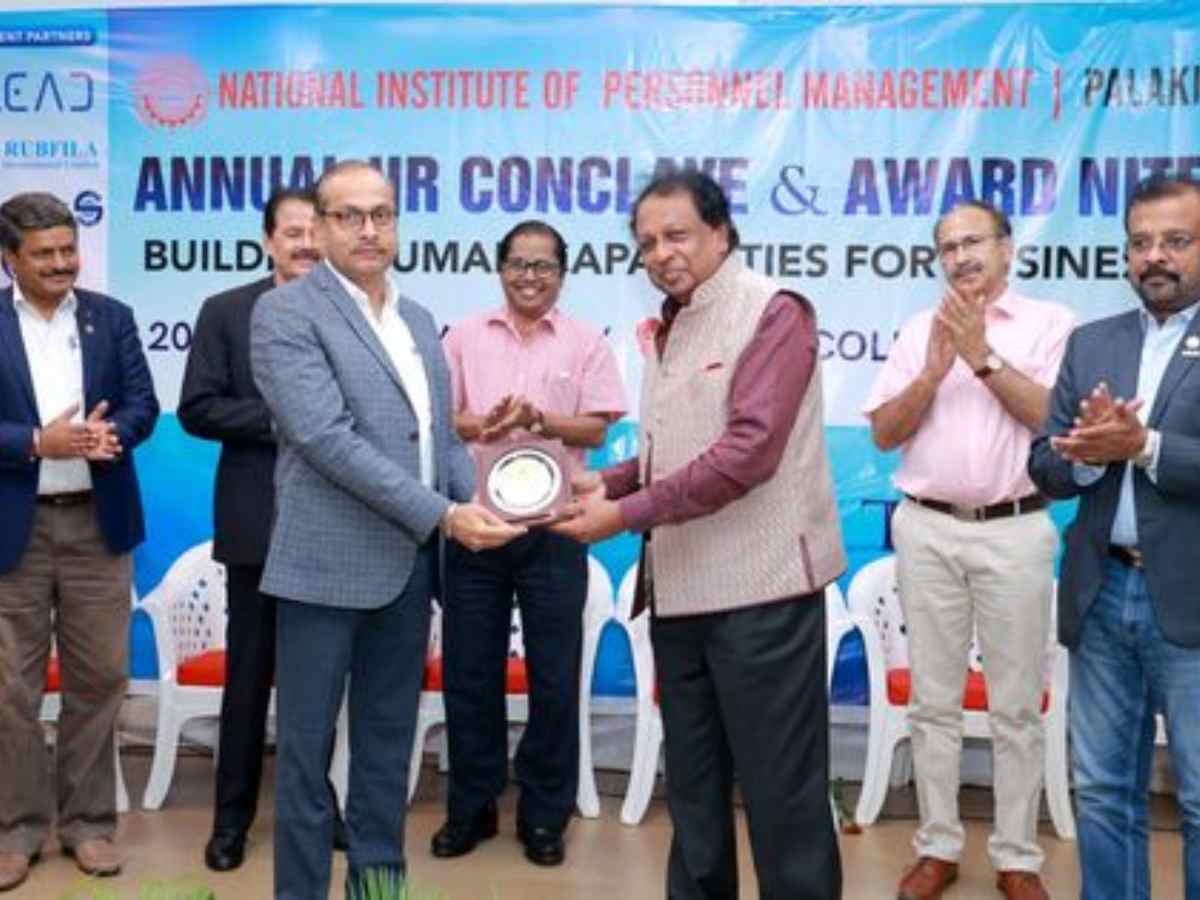 BEML Head, HR conferred with Corporate Excellence Award