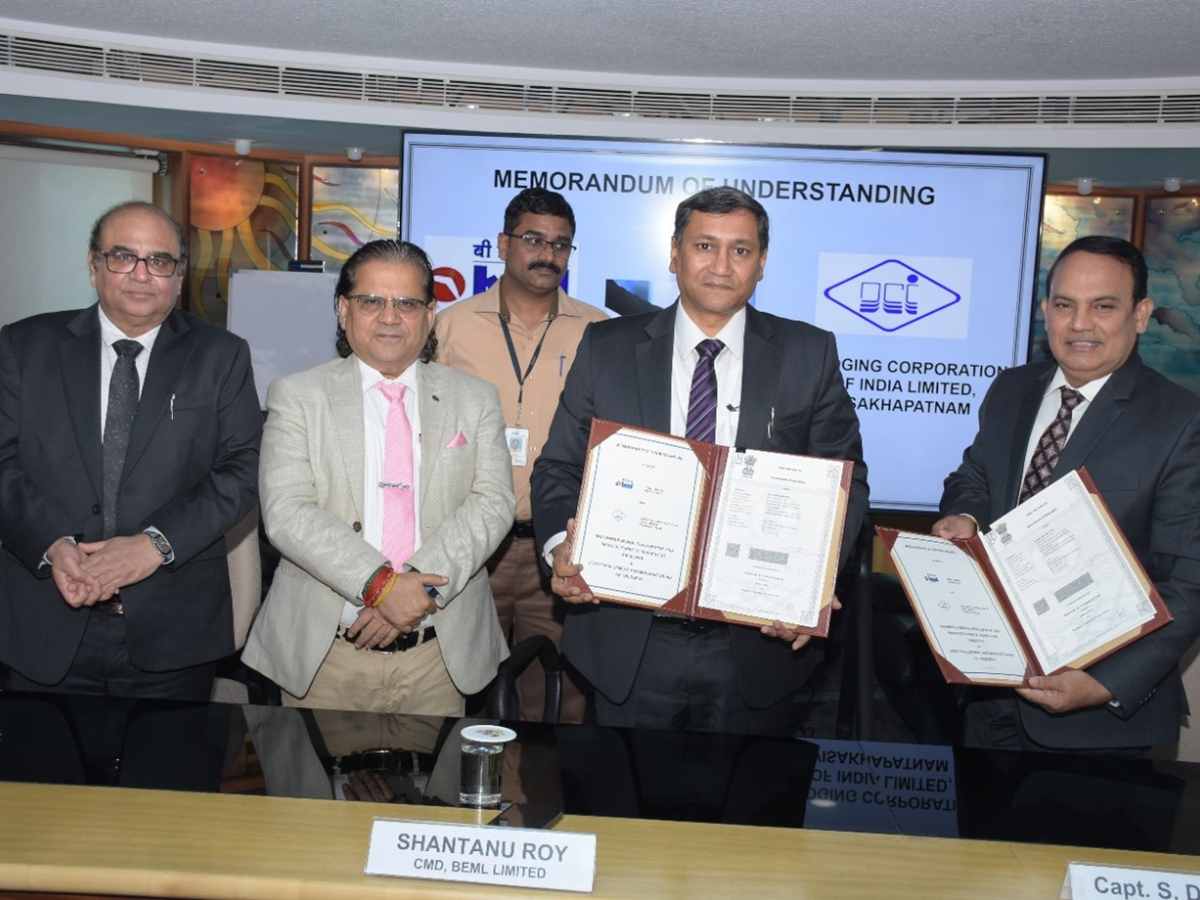 BEML and DCIL collaborate to boost indigenous manufacturing of dredger spares and equipment
