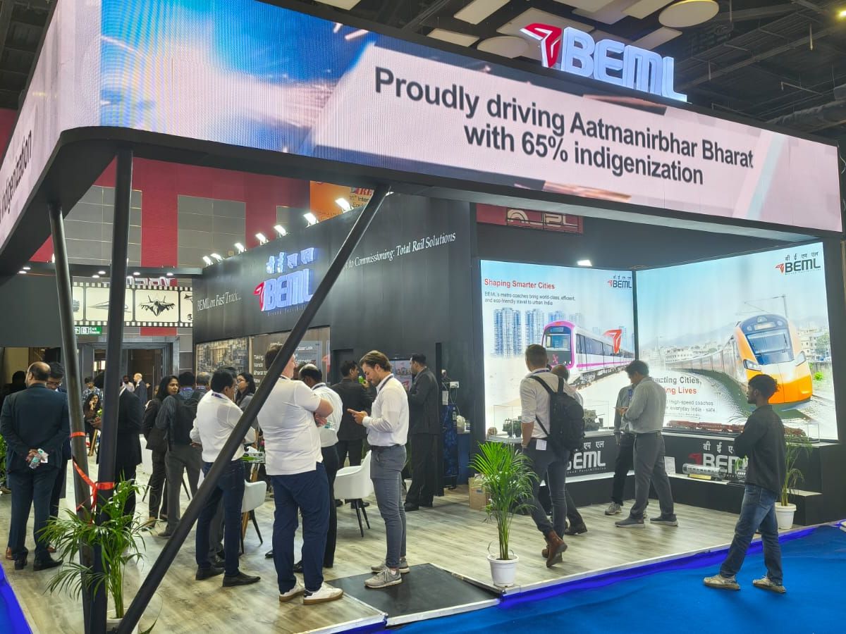 BEML participated in Asia’s largest and world’s second-largest rail exhibition — IREE