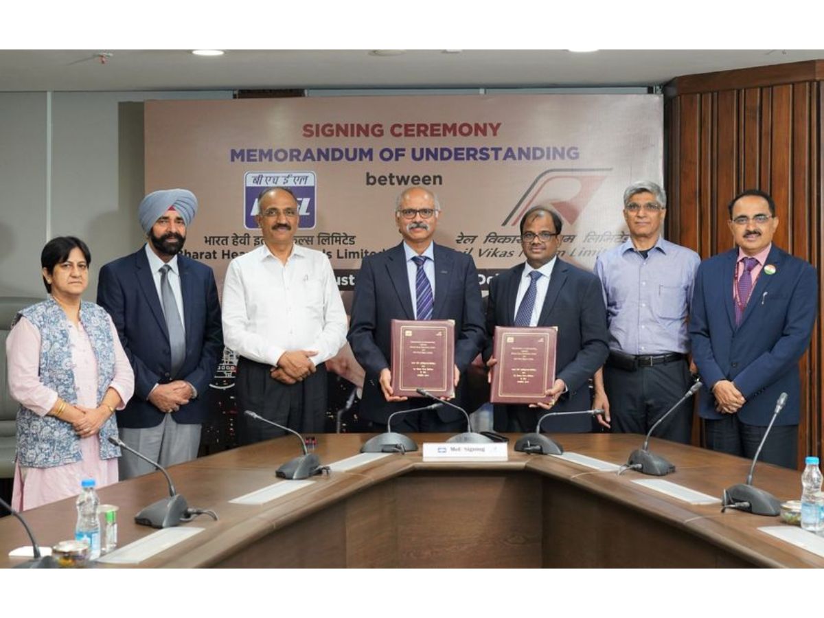 BHEL signs MoU with RVNL to jointly work on infra and project execution