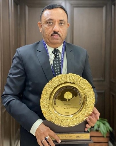 BHEL wins Golden Peacock Environment Management Award 2021