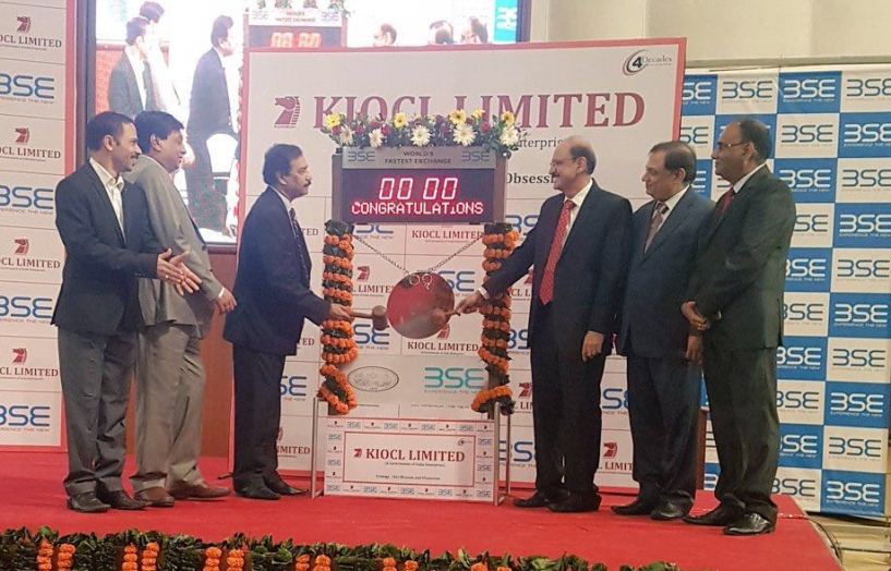 KIOCL Limited lists on BSE