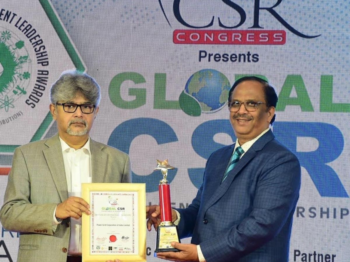Best CSR Practices award conferred on powergrid 