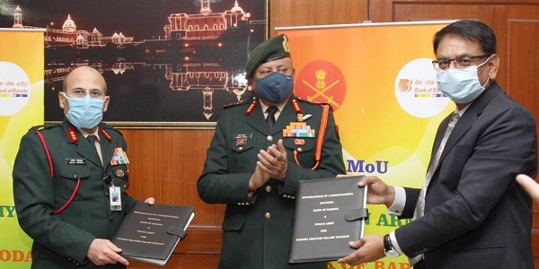 Bank of Baroda and Indian Army signs MoU for Baroda Military Salary Package