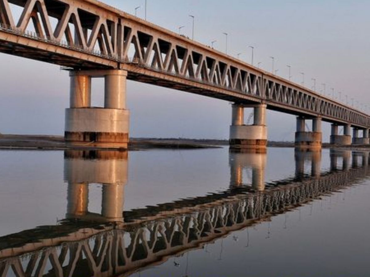 SAIL supplied 35400 metric tonnes of steel for Bogibeel Bridge