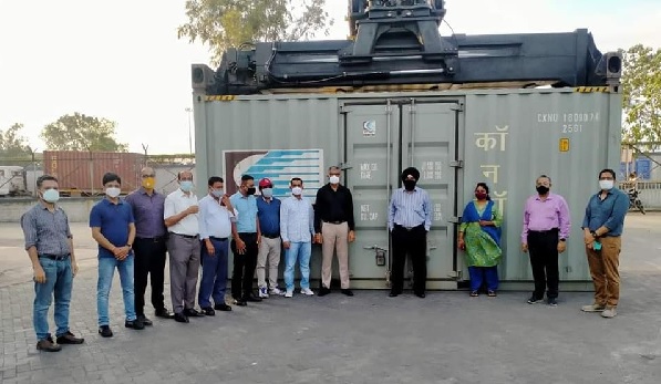 CCIL dispatched 1st direct rail service from Gujarat to Bangladesh by CONCOR