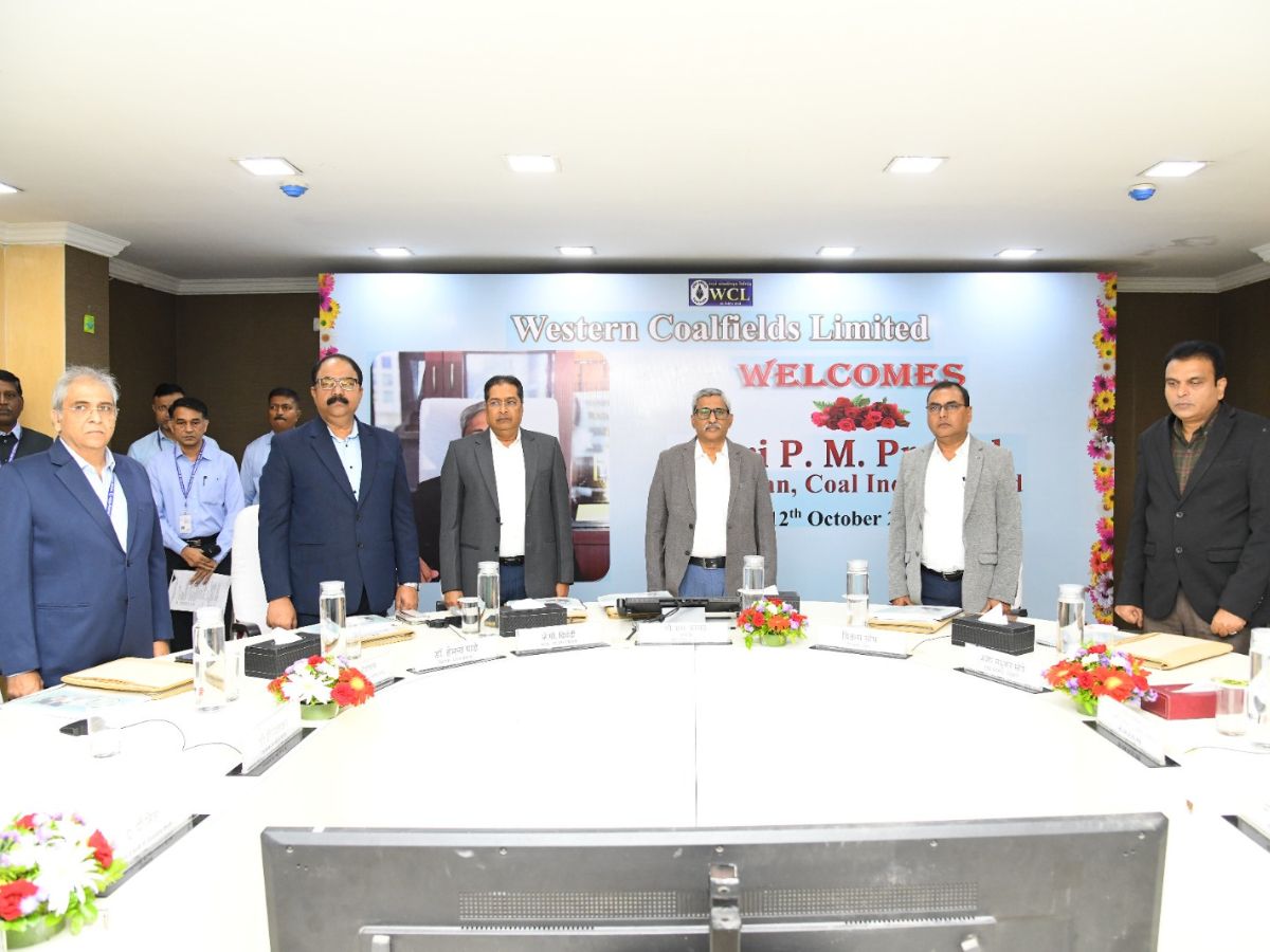 Coal India Chairman Mr. P.M. Prasad visited WCL