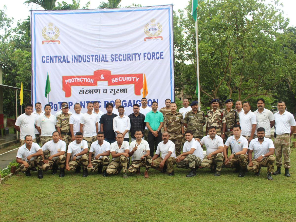 CISF Unit of NTPC Bongaigaon donates blood under AKAM