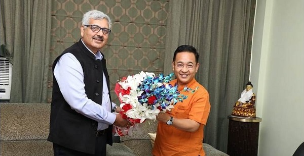 CMD, NHPC meets Hon'ble Chief Minister of Sikkim