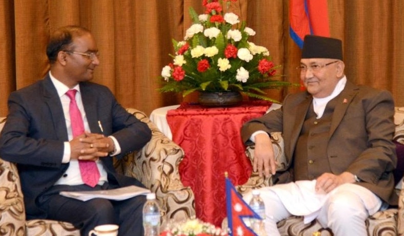 CMD SJVN Met Prime Minister of Nepal