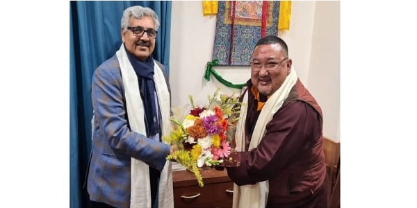 CMD, NHPC meets Shri Sonam Lama Hon'ble Minister of RMD, Govt. of Sikkim