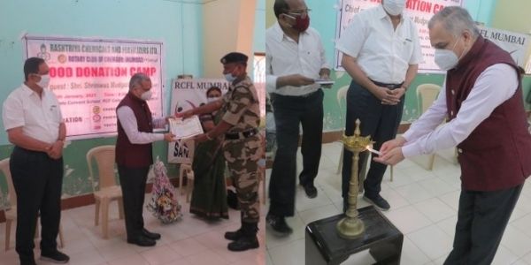 CMD RCF inaugurates blood camp