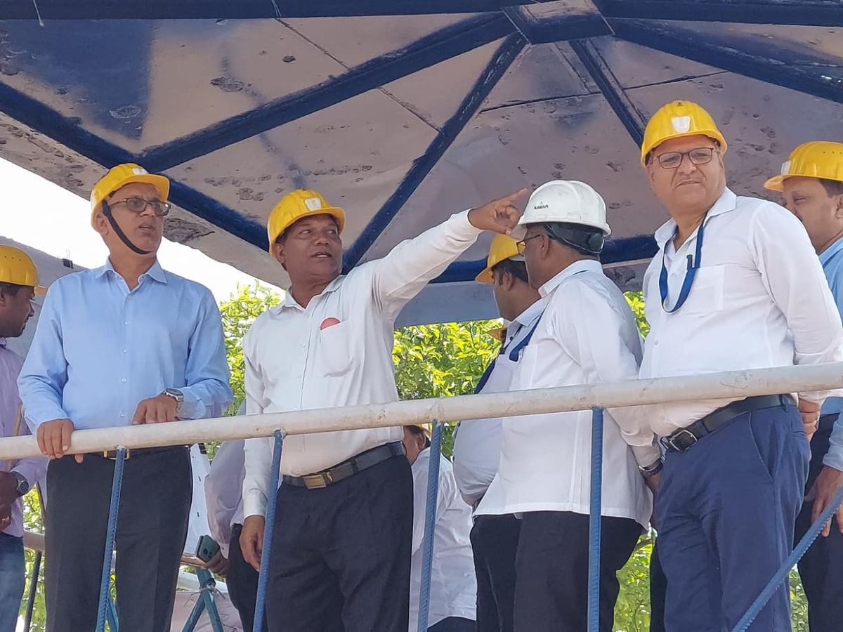 CMD SECL Dr. P S Mishra reached Raigarh, inspected Chhal Mine