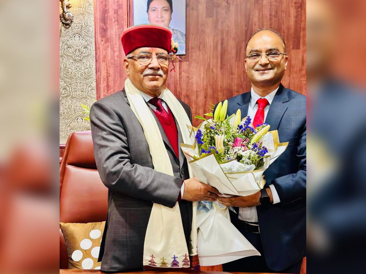 Sh. N.L Sharma, CMD, SJVN meets the Prime Minister of Nepal