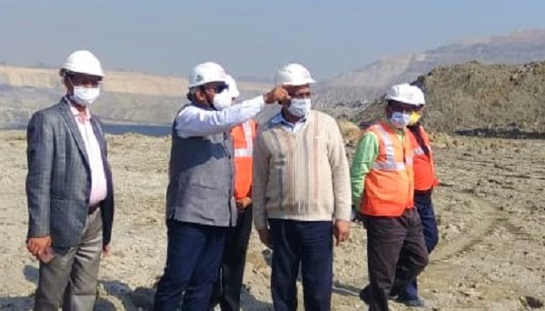 CMD Shri Bhola Singh inspected NCL Coal Mines