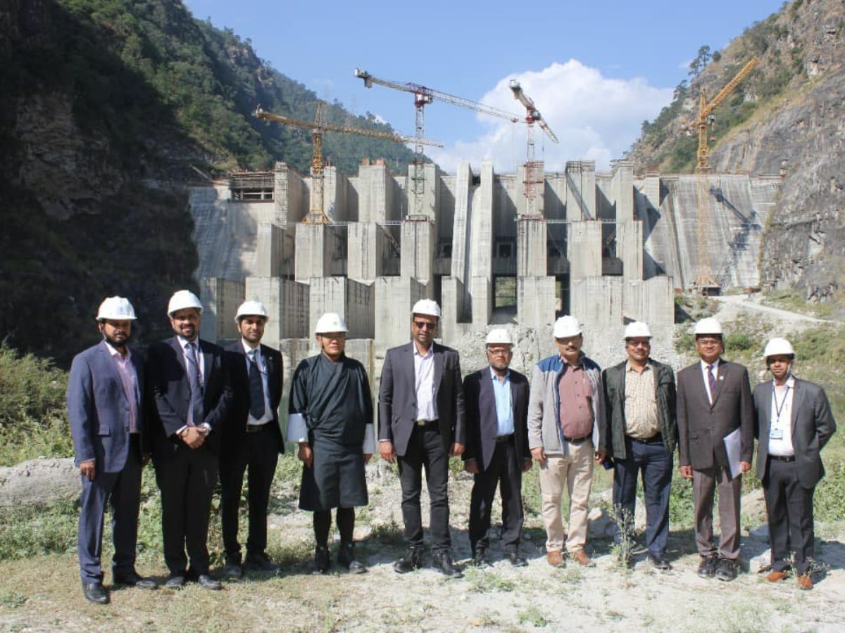 CMD, WAPCOS visited Punatasangchhu Hydroelectric Projects in Bhutan