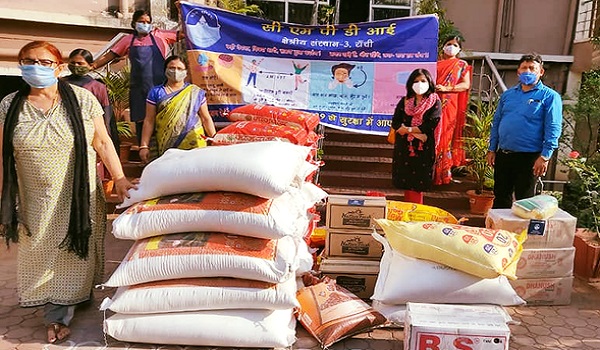 CMPDI extends a helping hand, gave over 1450 Kgs of dry ration