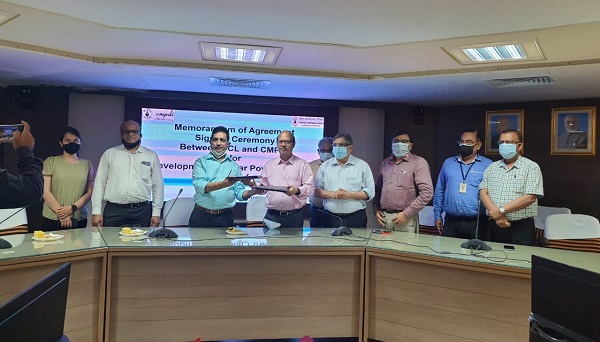 CMPDI and CCL ink MoA for development of solar power projects