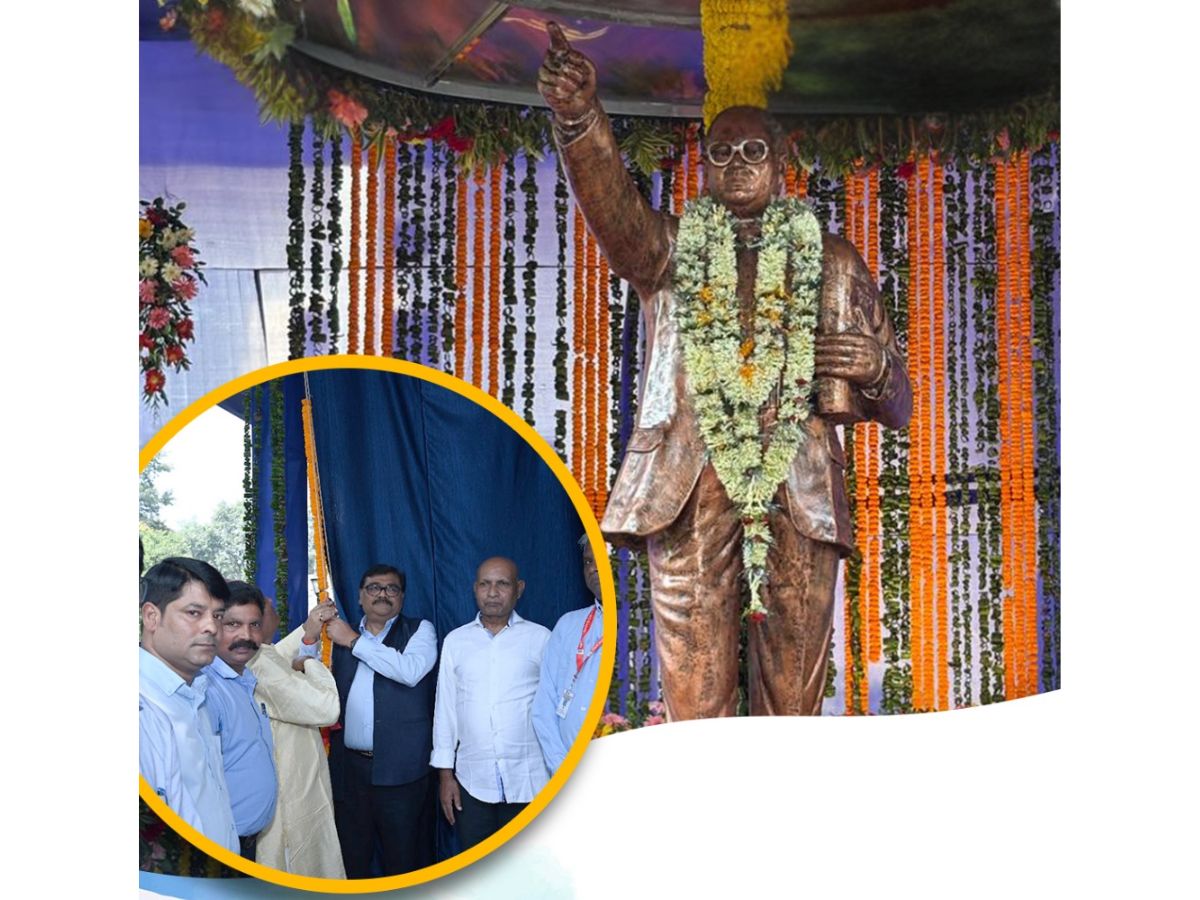 CMPDI unveiled Dr Bhimrao Ambedkar statue at its HQs, Ranchi