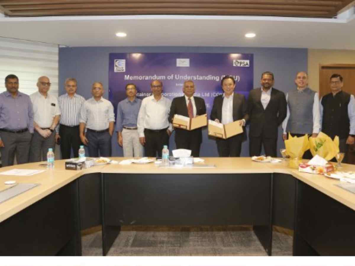 CONCOR and PSA have signed an MoU