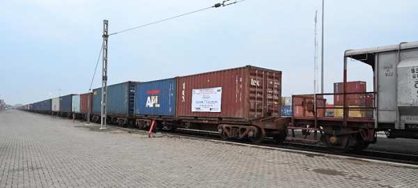 CONCOR with Indian Railways moves full export Rake of 90 Containers for Afghanistan