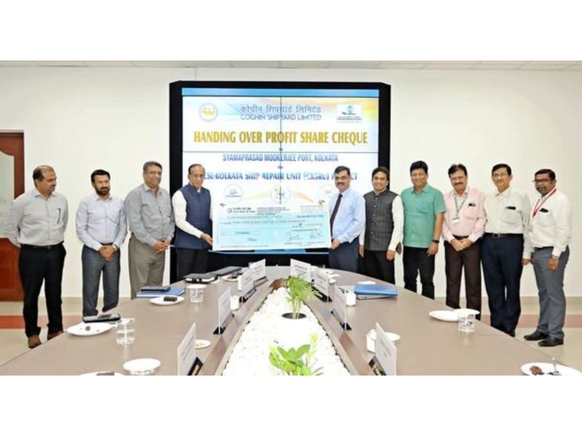 CSL handed over Rs 3.78 Cr to Syamaprasad Mookerjee Port for FY22