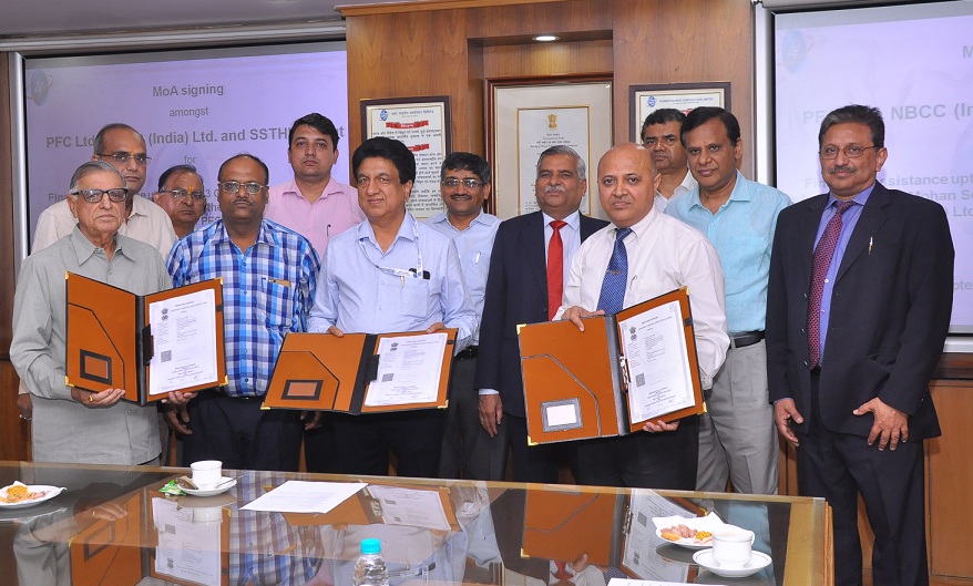 PFC NBCC and SSTHI Signed a MoA for CSR Support