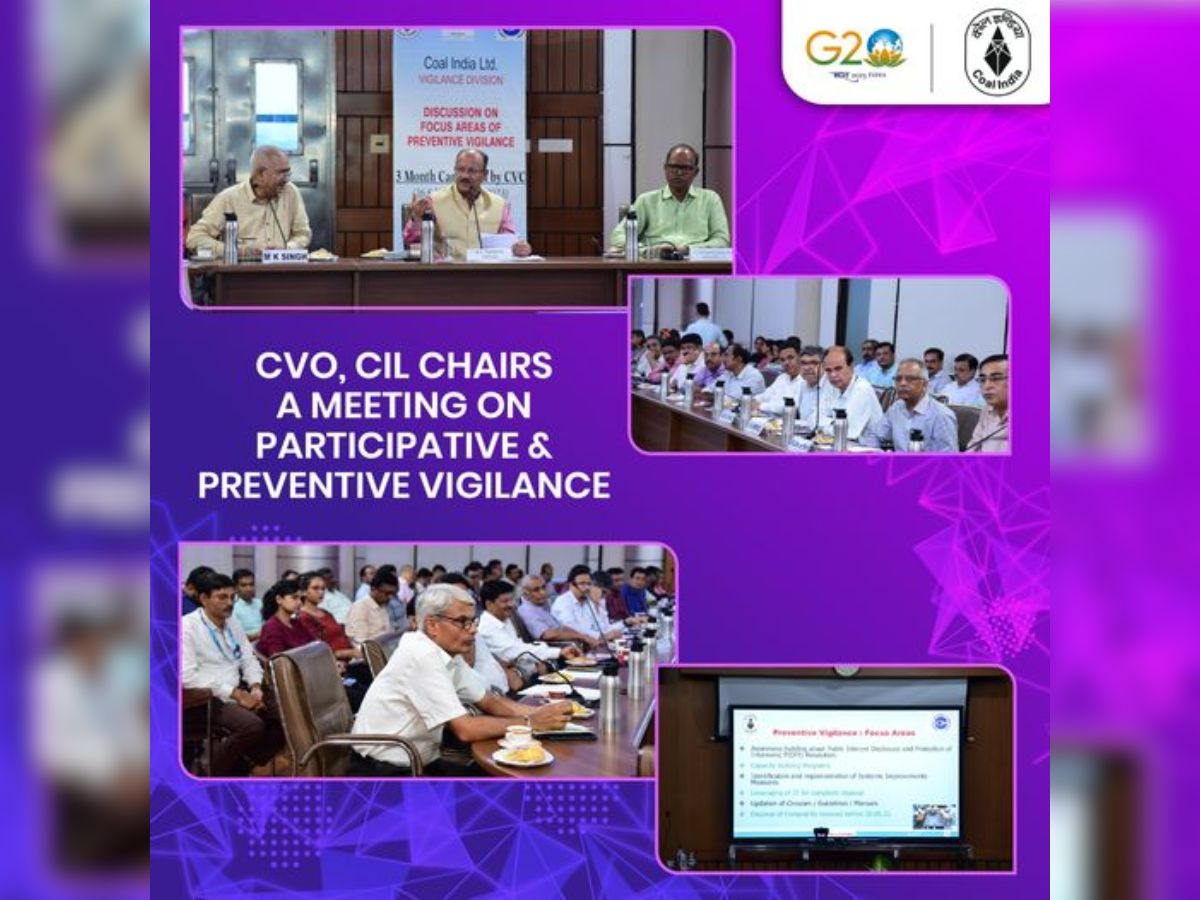 CVO, CIL Chairs meeting on participative & Preventive Vigilance