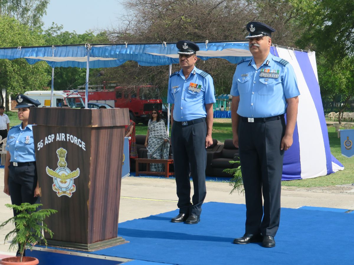 Group Captain Kapil Sharma took over command of Air Force Station Faridabad