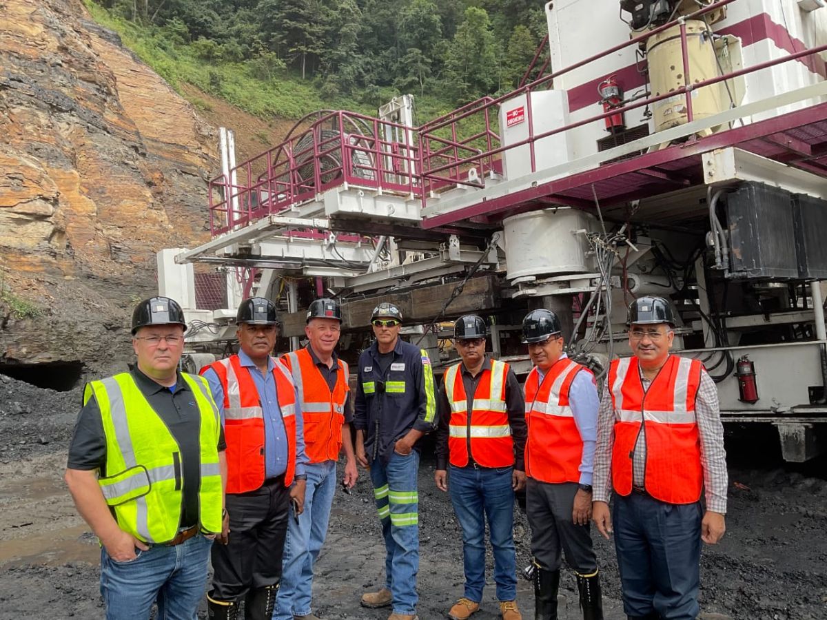 Chairman CIL, Pramod Agrawal visits highwall operation in USA
