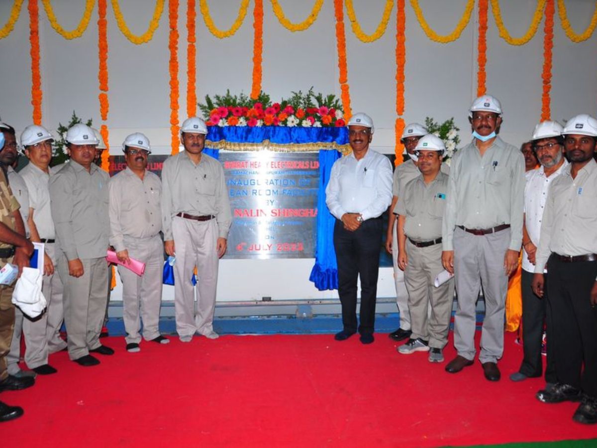 BHEL, CMD inaugurated Clean Room Facility at Hyderabad unit