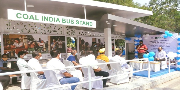 Shri Debashis Sen inaugurates CIL Smart Bus Shelter