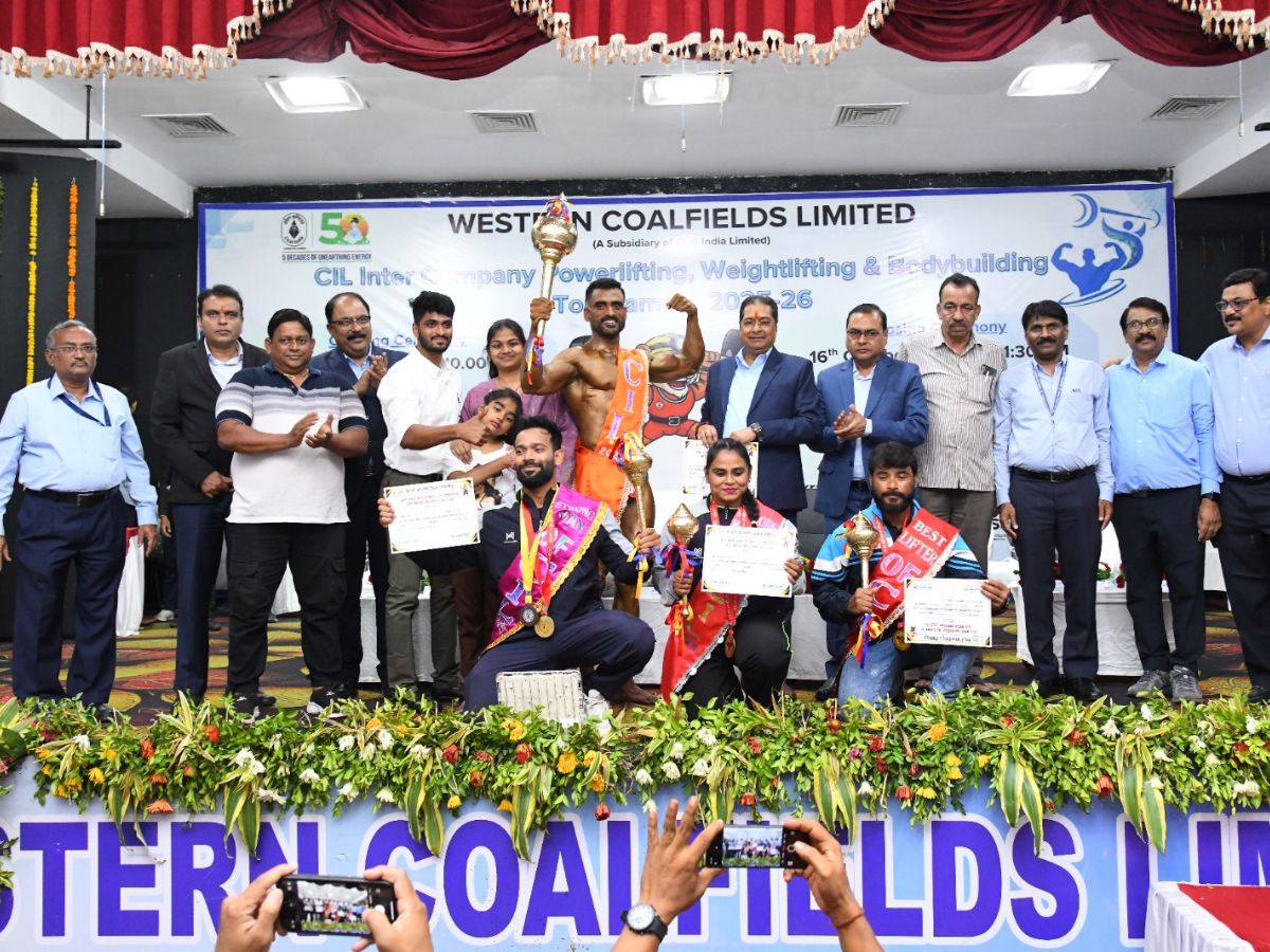 Coal India Inter-Company Powerlifting, Weightlifting and Bodybuilding Championship 2025-26 held at WCL