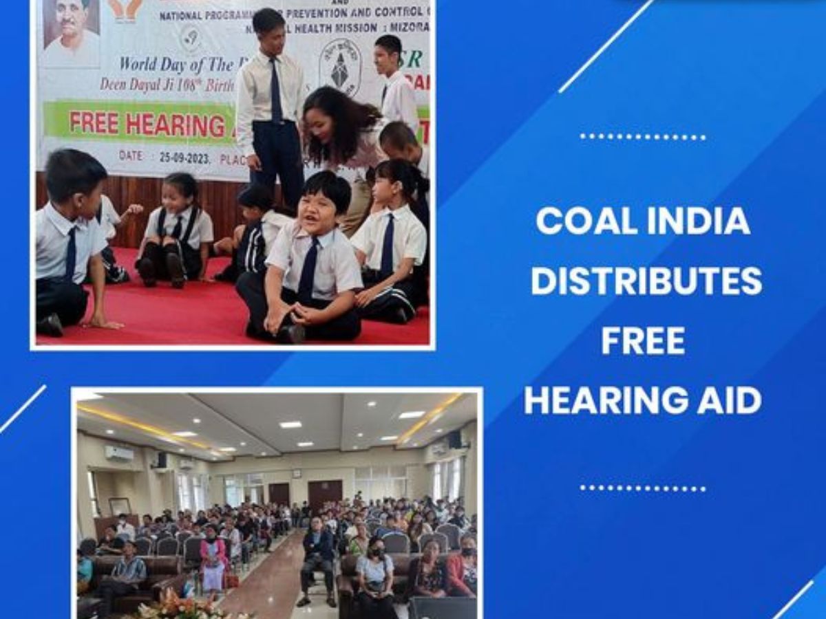 Coal India distributes free hearing Aid