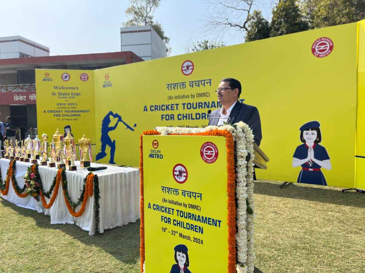 DMRC kickstarts ‘Sashakt Bachpan' Cricket Tournament 2024