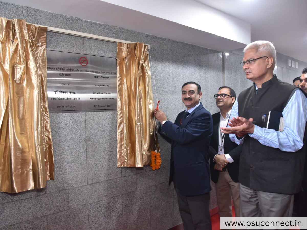 DMRC unveiled its new integrated Operation Control Centre at Metro Bhawan