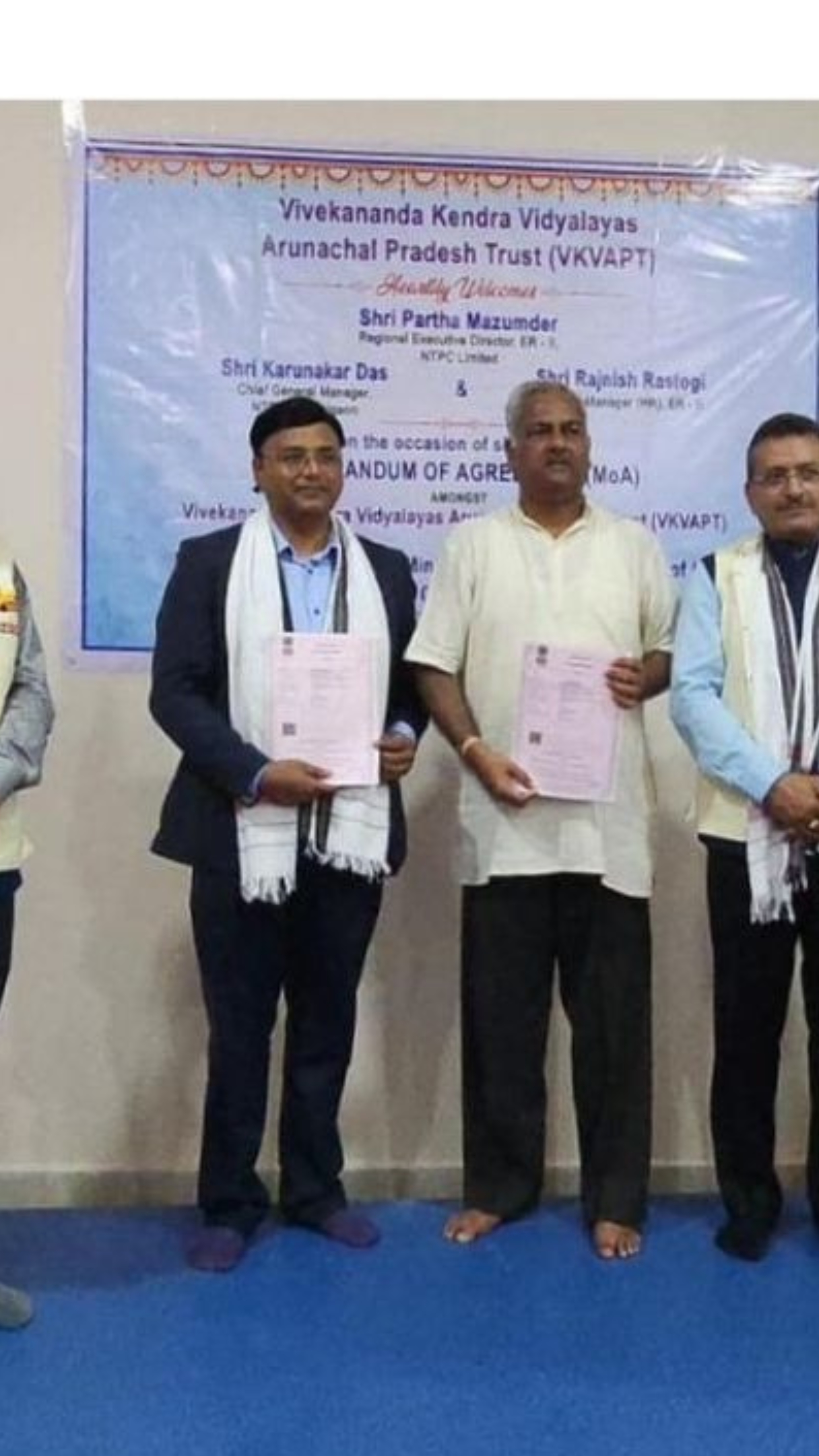 NTPC to Upgrade Infra and Education in Arunachal Pradesh with MoAs with VKV Trust
