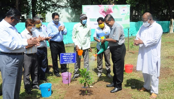 SAIL-Durgapur Steel Plant carried out Tree Plantation drive