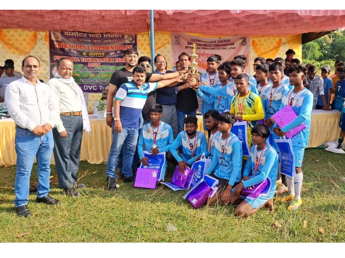 DVC Tubed Coal Mines Organizes Tribal Football Tournament Under TDP