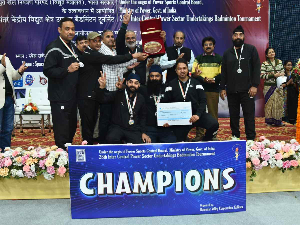 DVC organises closing ceremony of 28th Inter CPSU Badminton Tournament