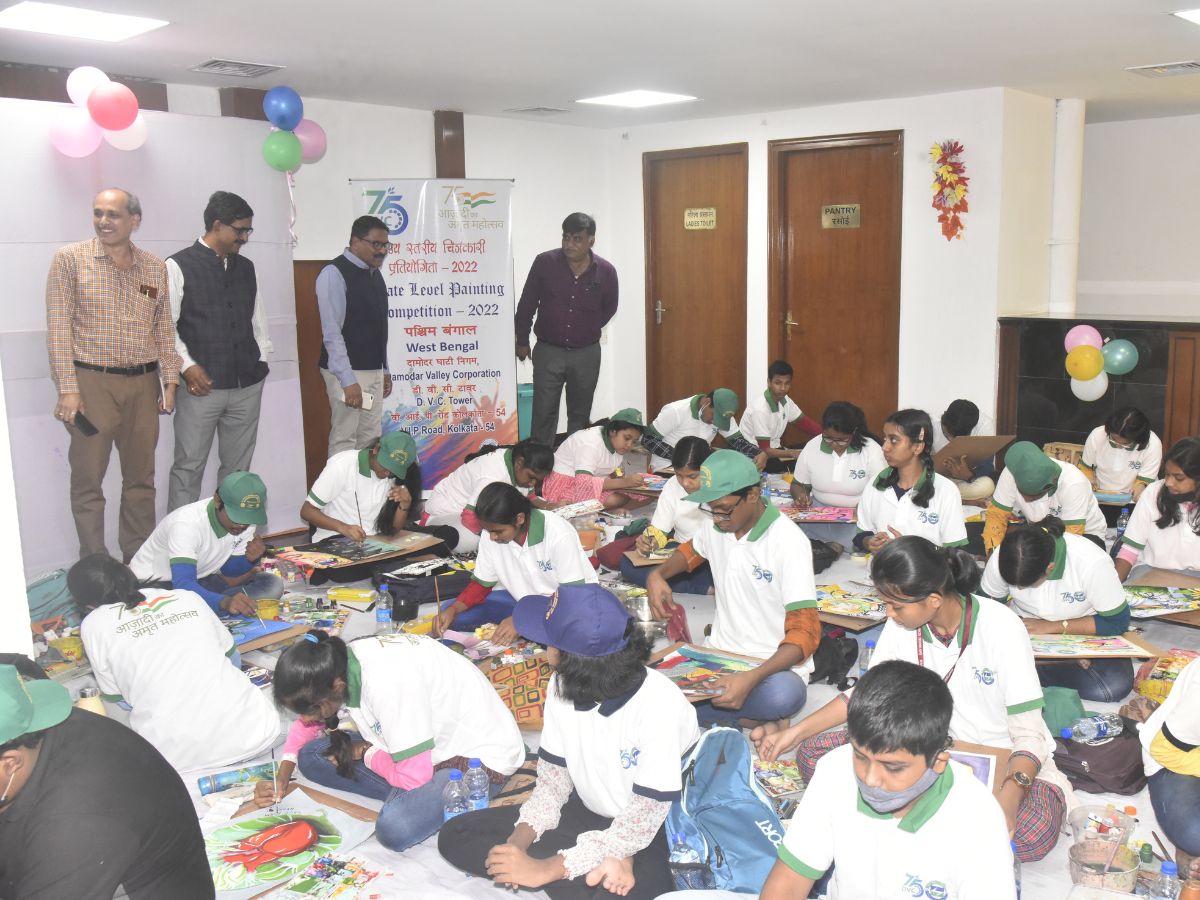 DVC organizes Painting Competition on Energy Conservation