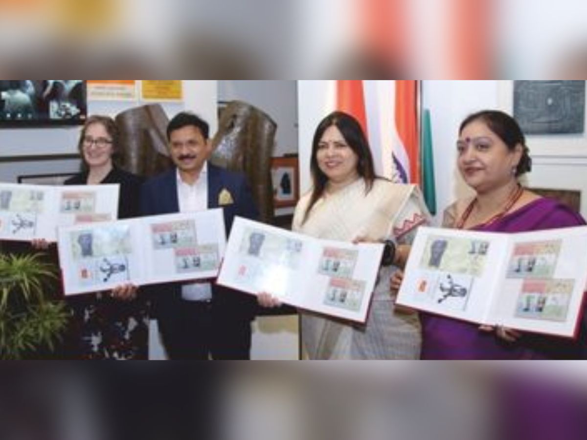 Department of Posts released joint commemorative postage stamp on occasion of 75 Years of India-Luxembourg Friendship