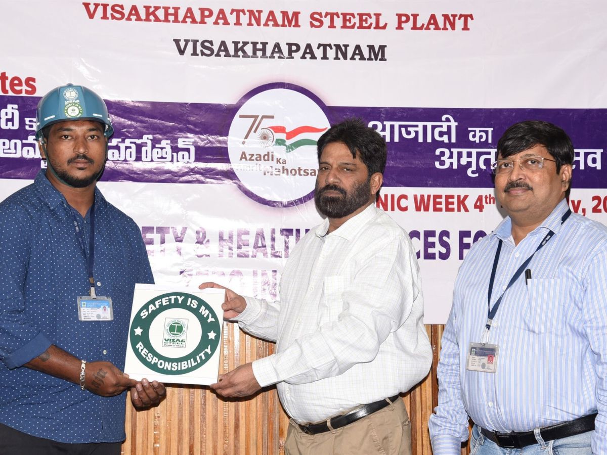 Director (Operations), RINL launched ‘Safety Is My Responsibility’ campaign as part of AKAM