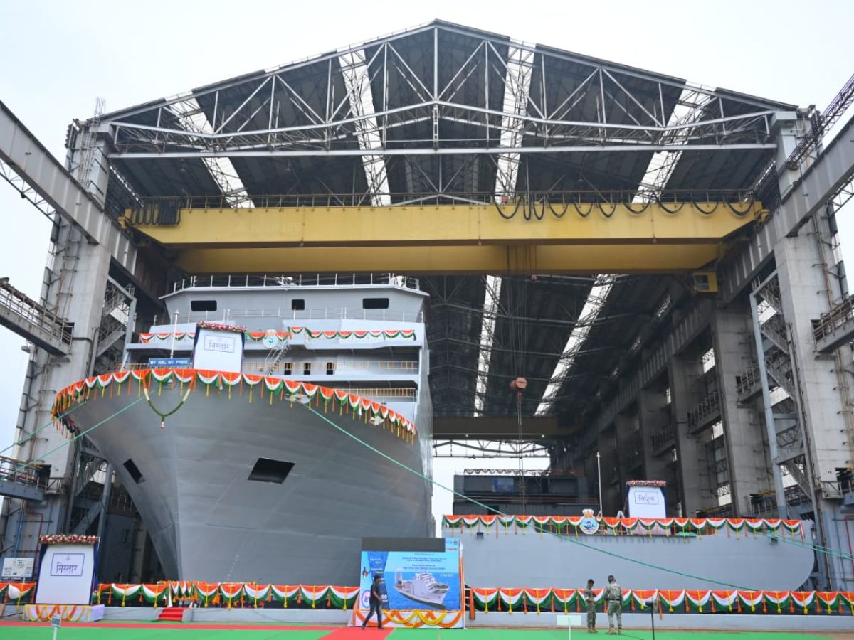 Launch of Diving Support Vessels at Hindustan Shipyard Ltd