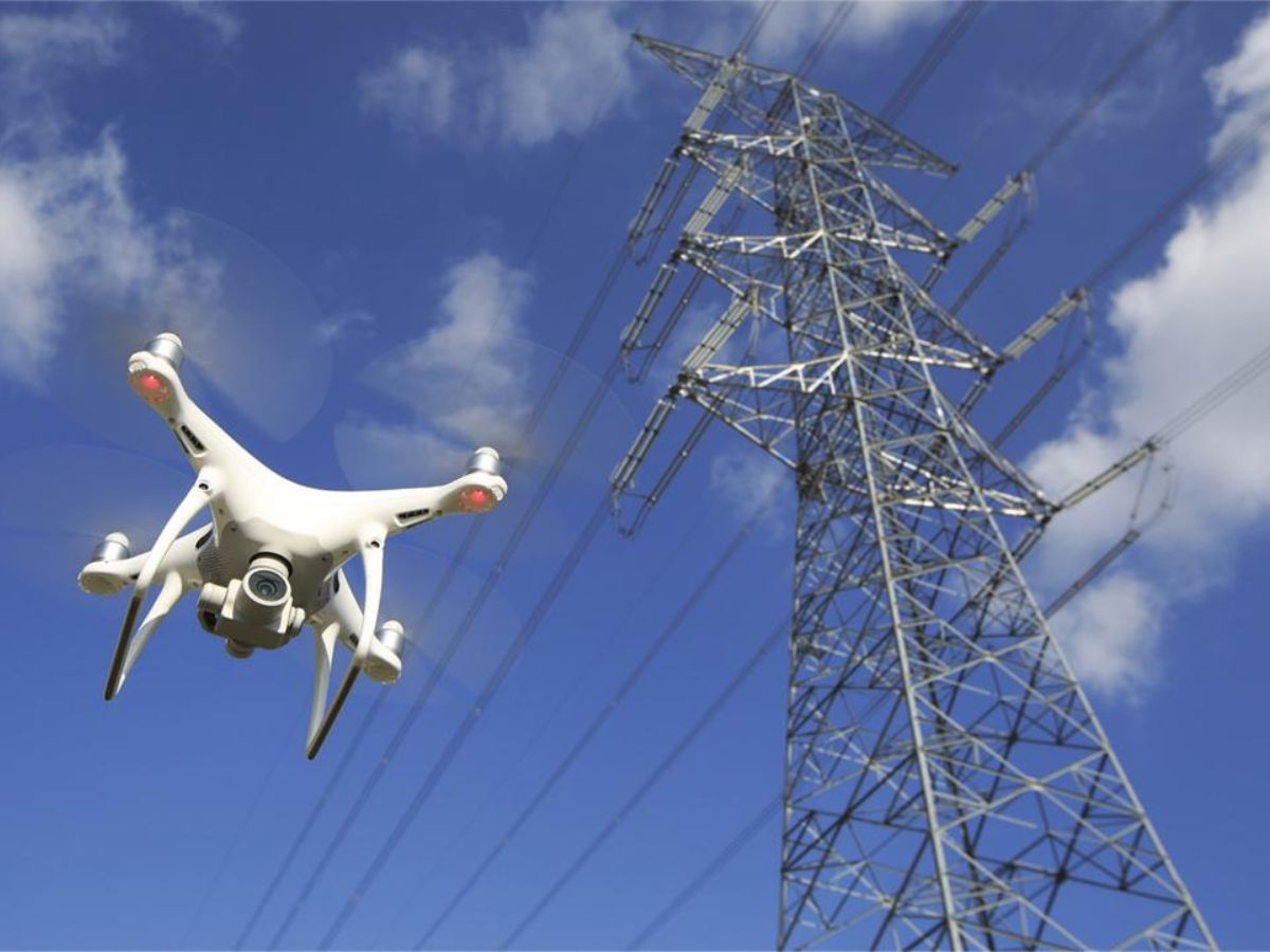 Drone Based Transmission Line patrolling by POWERGRID